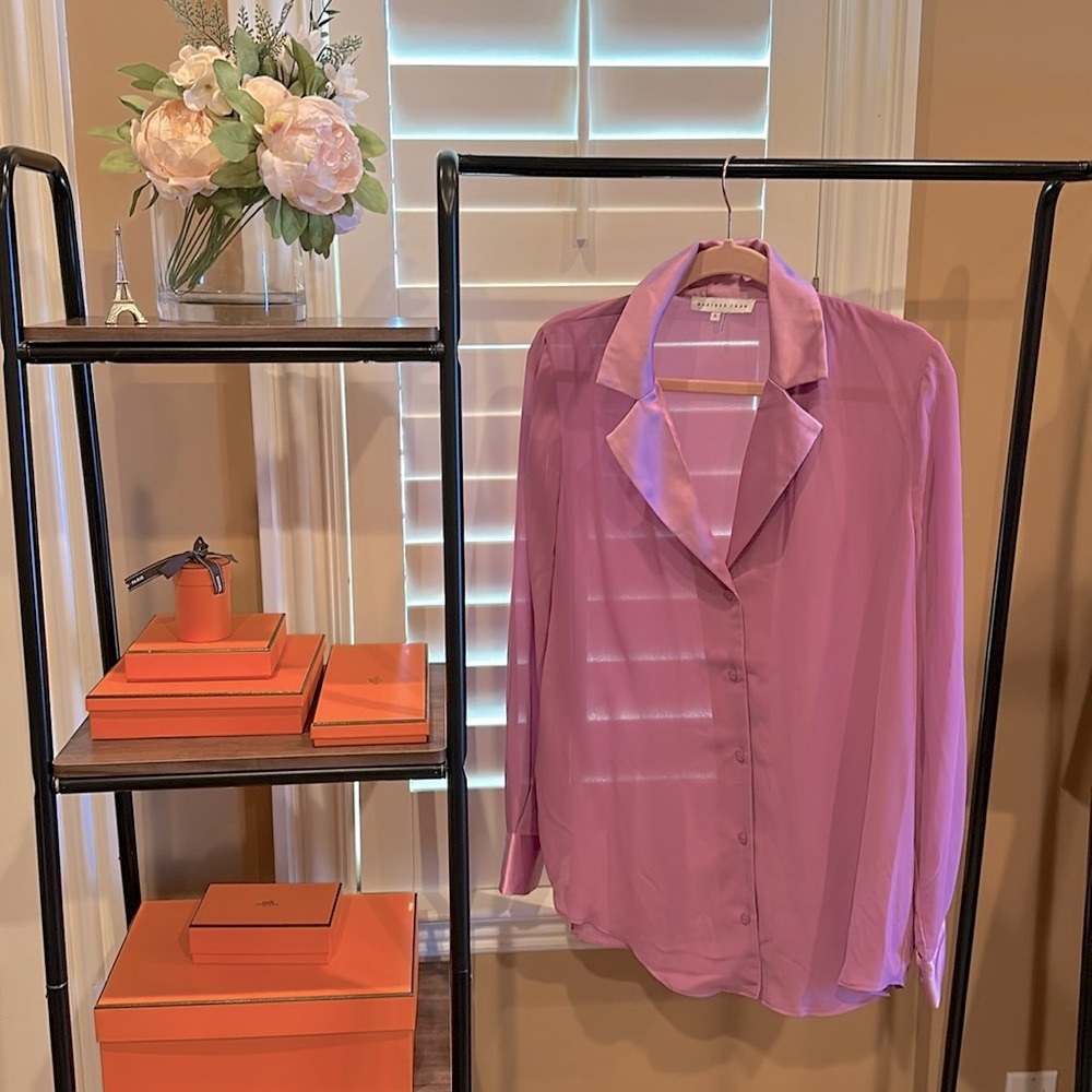 Endless Rose Fuchsia Blouse, Sz S